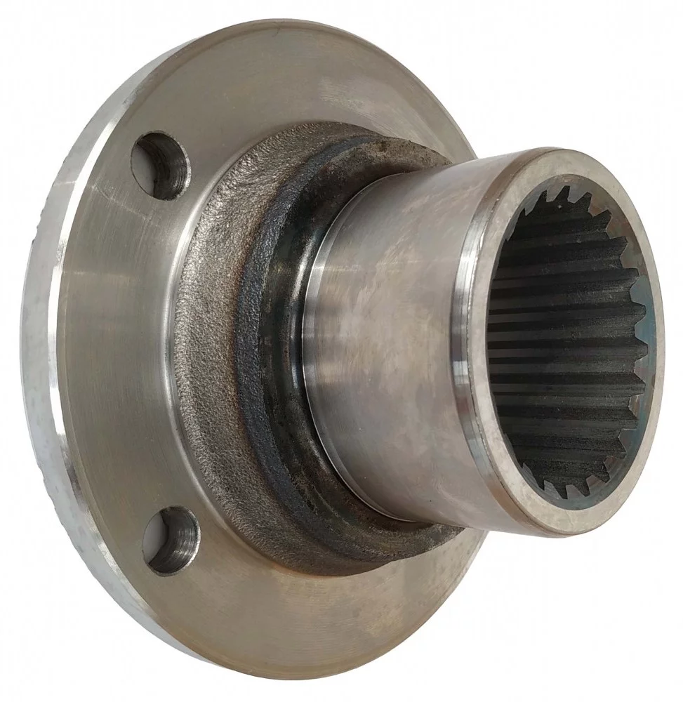 купить Фланец КПП-154 круглый (4 отверстия, шлицевой) / ПАО КамАЗ / с разбора