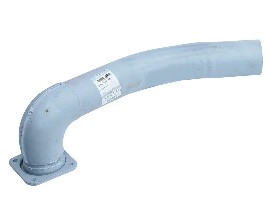 фото труба приемная 65115 (короткая кривая) правая  -10 / ввк 65115-1203013-10 